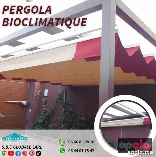 Pergola bioclimatique